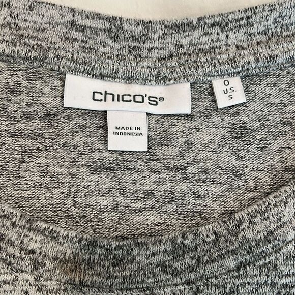 Chicos Zenergy Soft Essentials Knee-Length Sweater Tunic Casual Lounge Dress - Picture 13 of 13